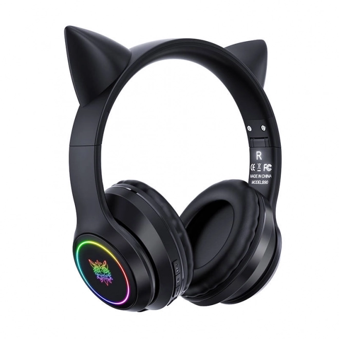 Casque de jeu avec oreilles de chat ONIKUMA B90 noir