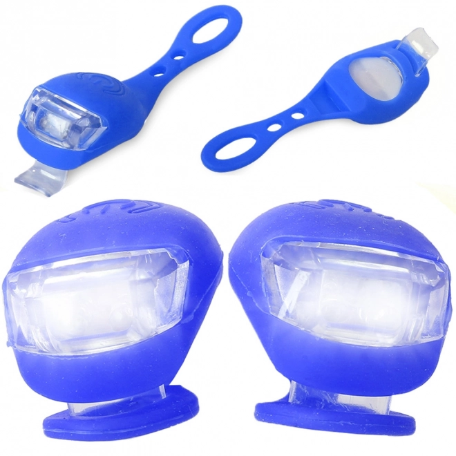 Lumières de vélo étanches en silicone