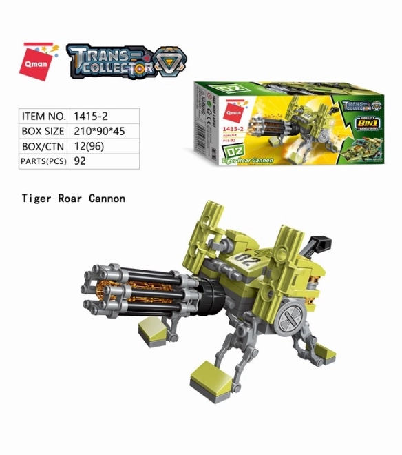 Qman Thunder Expedition Véhicule de Bataille Kit 8v1