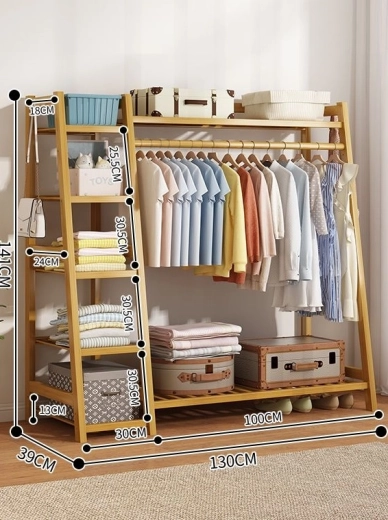 Généreux espace de rangement