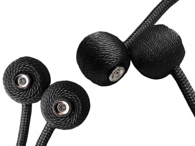 Clips magnétiques décoratifs pour rideaux – Noir