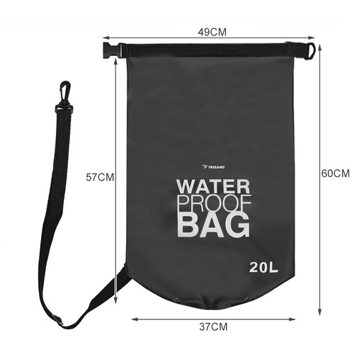 Sac étanche 20L Noir 23566
