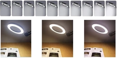 Éclairage LED circulaire uniforme