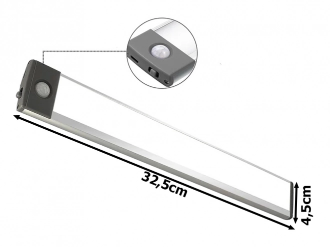 Lampe à capteur avec détection de mouvement et crépuscule