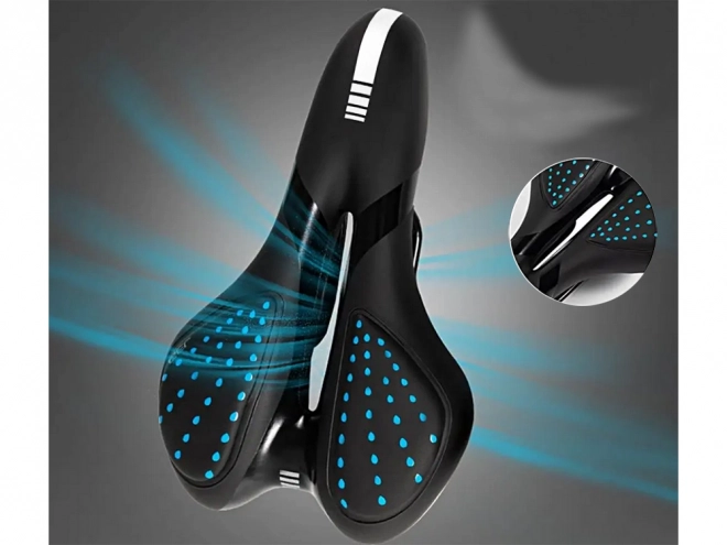 Selle de vélo sportive avec remplissage en gel