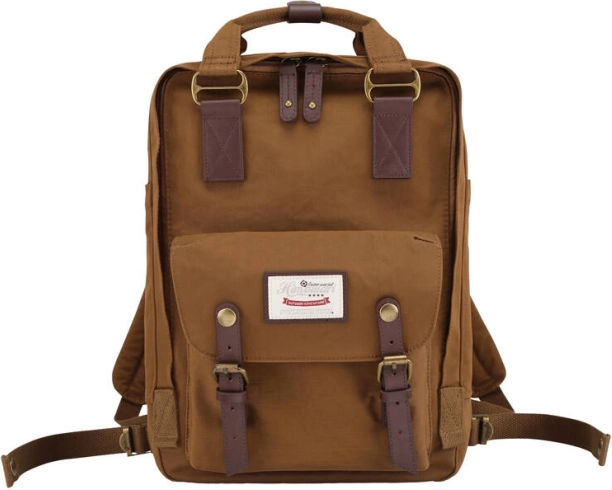 Sac à dos pour ordinateur portable marron 14''