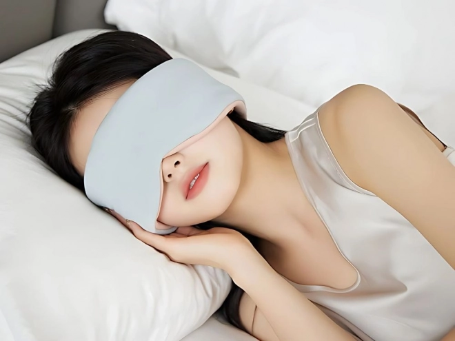 Masque de sommeil pour un voyage confortable