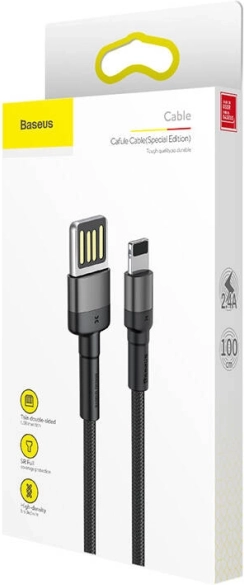 Charge rapide 2,4 A et transfert 480 Mb/s