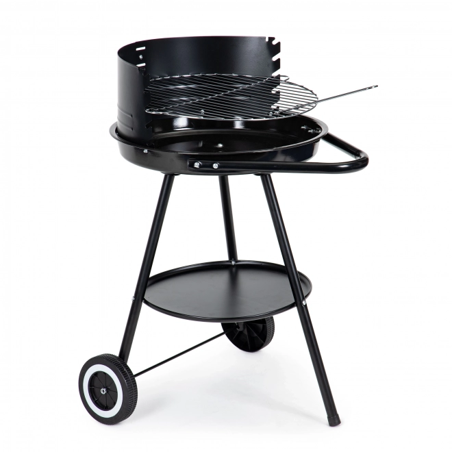 Gril de jardin rond avec hauteur de grille réglable