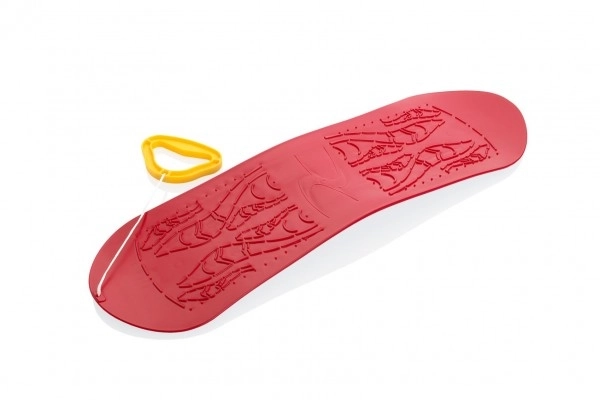 Planche de snowboard en plastique pour enfants 70 cm rouge