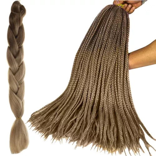 Cheveux synthétiques ombre tresses Soulima 23579