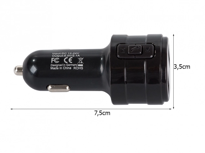 Transmetteur FM multifonction pour voiture avec Bluetooth