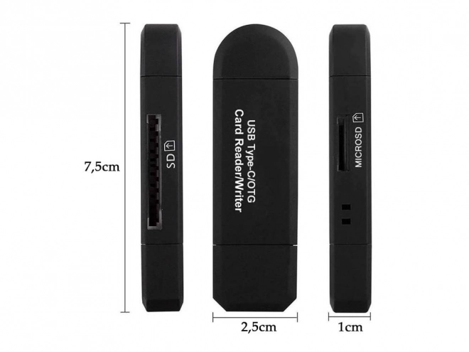Lecteur de cartes universel USB-C et Micro USB
