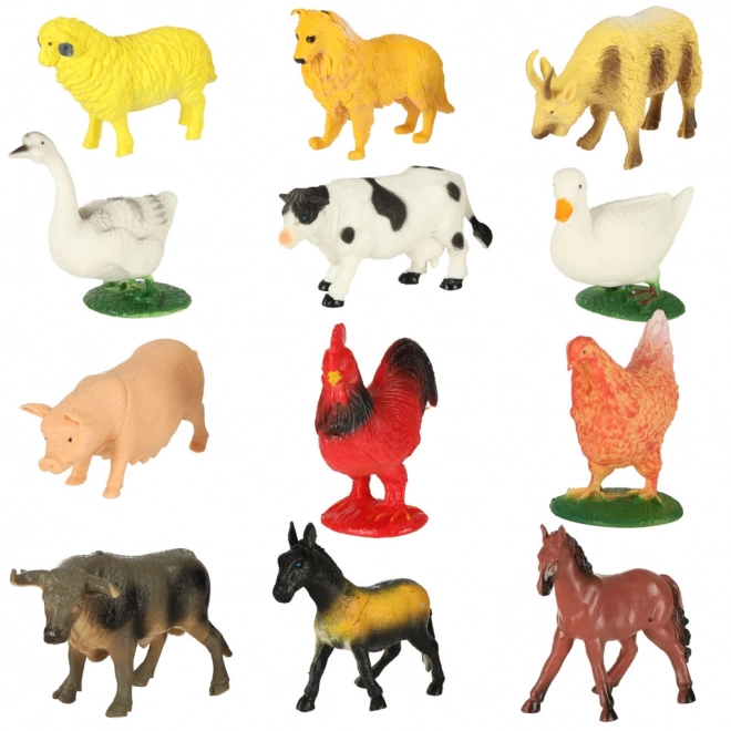 Ensemble de Figurines Éducatives d'Animaux de la Ferme