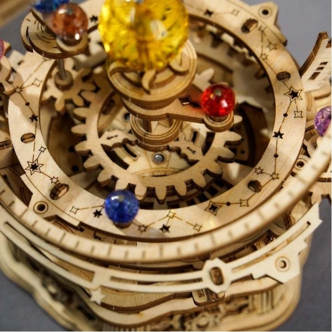 RoboTime Maquette 3D Boîte à musique Horloge astronomique historique