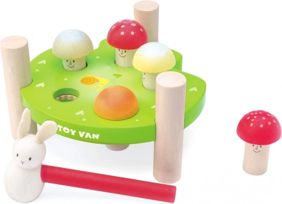 Jeu à marteler Champignons Joyeux par Le Toy Van