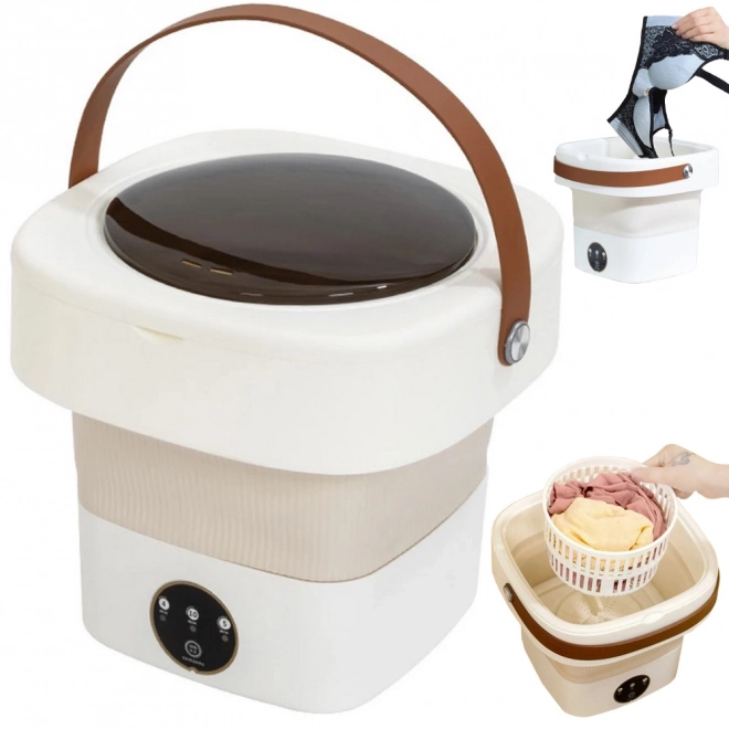 Petite machine à laver de voyage pliable 11L
