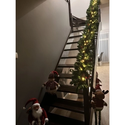 Guirlande / décoration de Noël 2,7 m avec lumières LED Ruhhy 22322