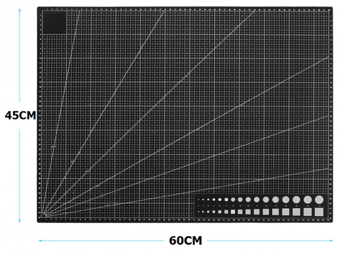 Tapis de découpe autorégénérant A2 double face