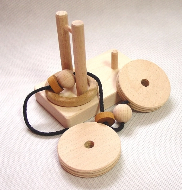 Casse-tête en bois fuseau