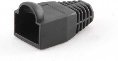 Capuchon de protection pour connecteur RJ45, 100 pcs, noir