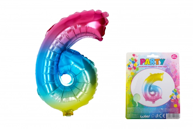 Ballon arc-en-ciel numéro 6