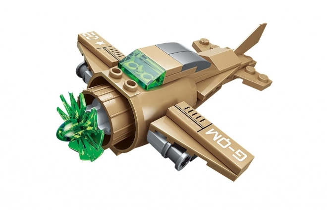 Qman Avion d'attaque kit de construction 8 en 1