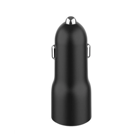 Chargeur de voiture avec 2x USB-C PD 40W noir
