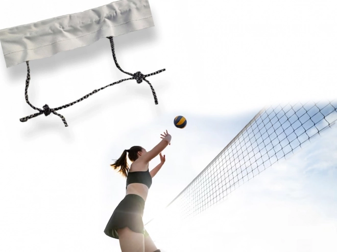 Filet de volley-ball noir 9,5 x 1 m