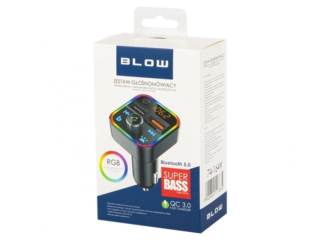 Émetteur FM BLOW avec Bluetooth 5.1 et QC3.0, éclairage RGB