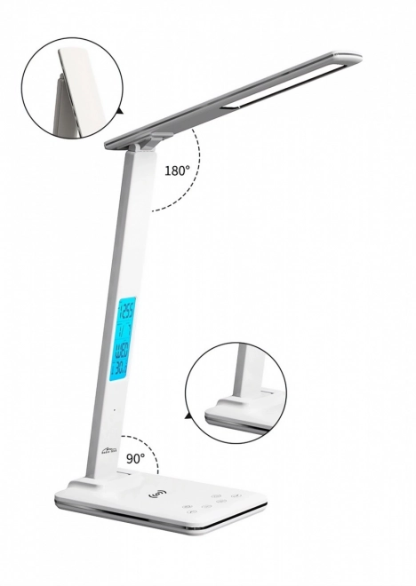 Lampe de bureau LED avec charge sans fil