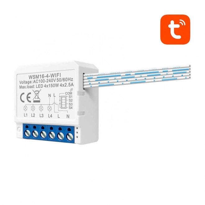 Module de commutation intelligent WiFi Avatto WSM16 TUYA – W4
