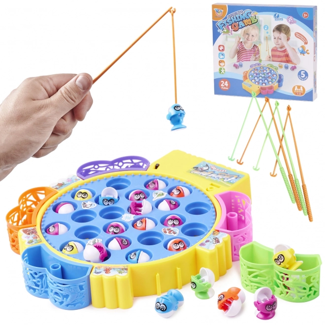 Jeu familial de pêche aux poissons