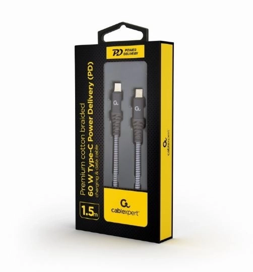 Câble USB-C 60W PD 1.5M Premium