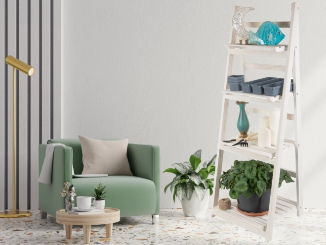 Parterre de fleurs en bois à niveaux multiples ou étagère