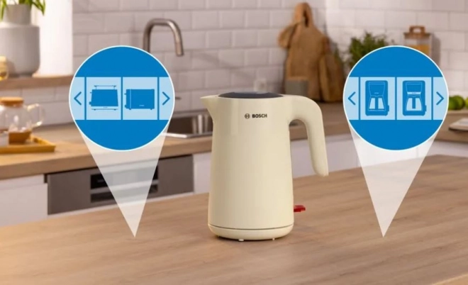 Bouilloire beige Bosch MyMoment 1,7l