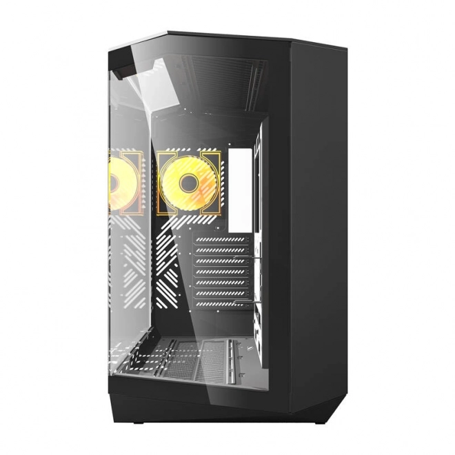 Boîtier PC Darkflash avec 4 ventilateurs