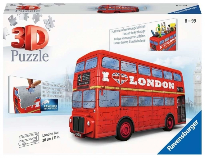 Ravensburger 3D puzzle bus londonien à impériale 216 pièces