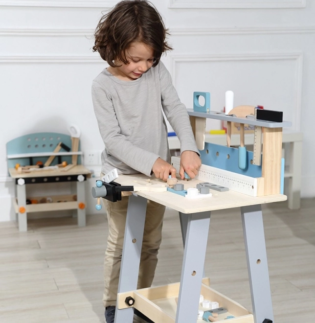 Établi en bois avec outils 32 pièces Ecotoys