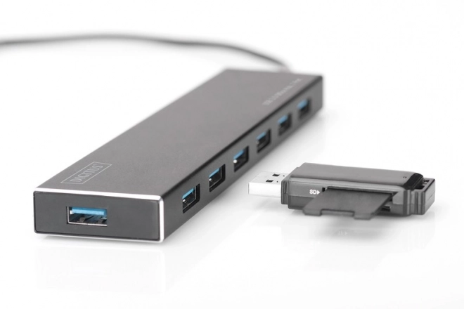 Concentrateur USB 3.0 à 7 ports, aluminium