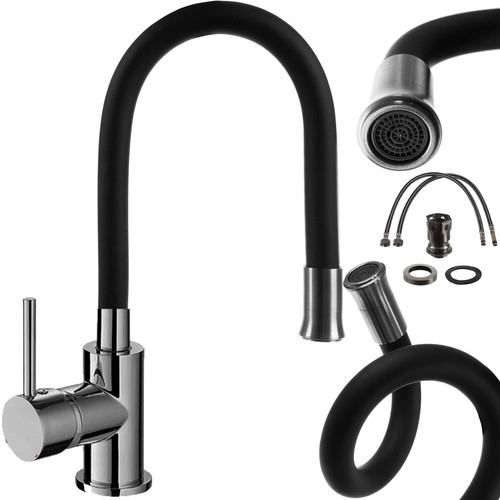 Robinet de cuisine - tuyau flexible Ruhhy 22821