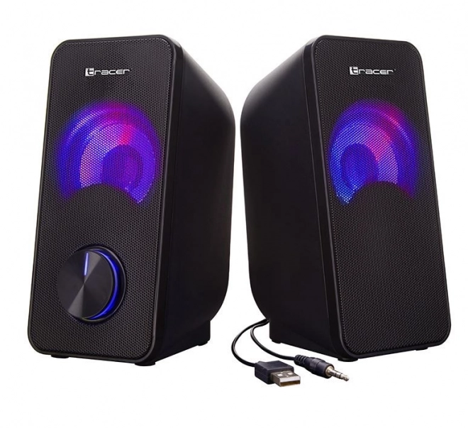 Haut-parleurs 2.0 Loop RGB USB