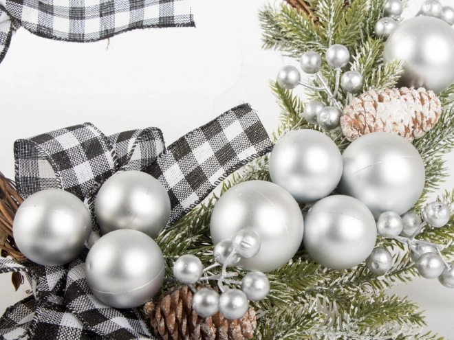 Couronne décorative de Noël pour porte et mur