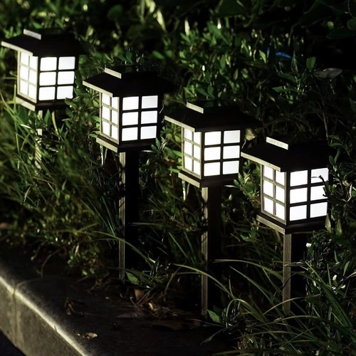 Lampes solaires de jardin LED – ensemble 6x maison