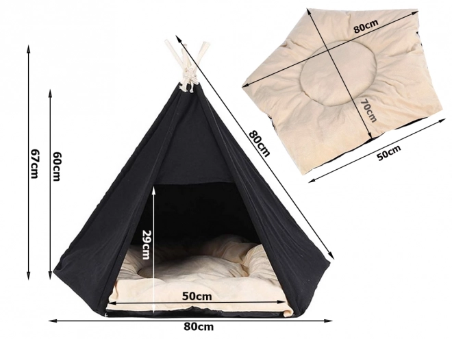 Maison de tente pour chiens et chats