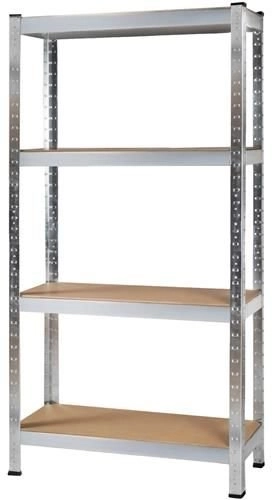 Étagère en métal avec 4 étagères 150x75x30 cm