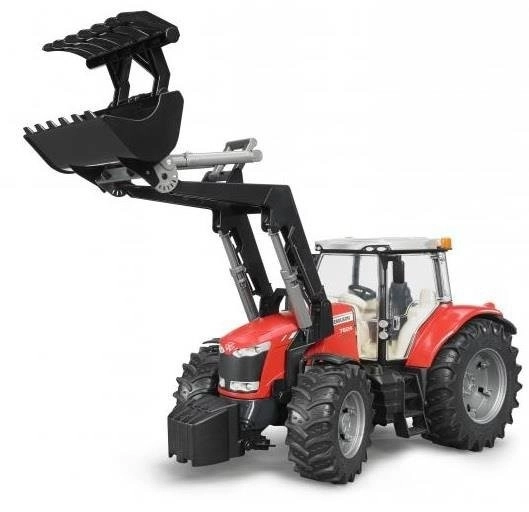 Tracteur Bruder Massey Ferguson 7624 avec chargeur frontal
