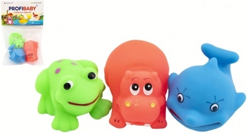 Animaux en caoutchouc pour l’eau, lot de 3