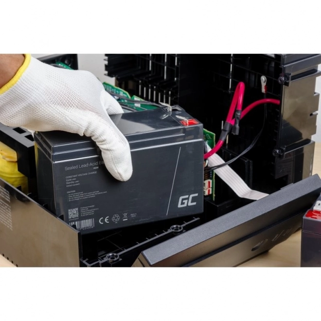 Batterie AGM VRLA Green Cell AGM37 4V 4Ah sans entretien (pour alarme, caisse, jouet)