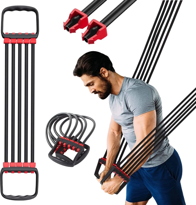 Expandeur d’entraînement avec 5 bandes de résistance pour le fitness